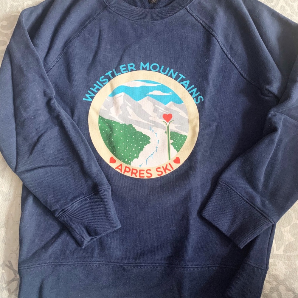 Whistler Mountain JCrew XS pullover sweatshirt